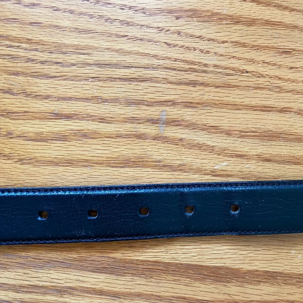 BRUNO MAGLI Black Leather Made‎ in Italy 1” Belt SZ 40